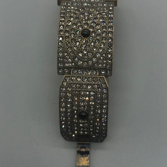 Heidi Daus Vintage/New Swarovski crystals bracelet watch original box - Picture 9 of 17